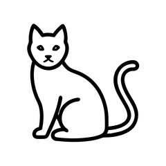 Fototapeta premium black and white cat