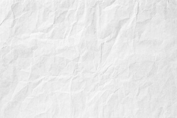 White crumple paper texture background