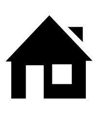 House clipart design on plain white transparent isolated background for card, shirt, hoodie, sweatshirt, apparel, tag, mug, icon, poster or badge