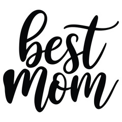 best mom typography T-shirt design