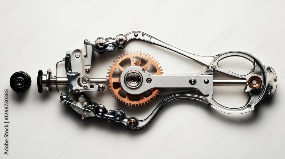 Poster Intricate Gear Mechanism Precision Engineering Display