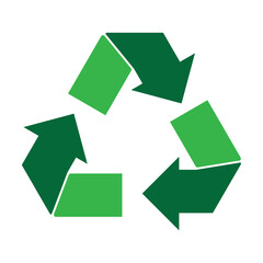 set of recycling icons. Editable fill colorful recycle logo symbol. vector illustration. Waste recycling innovation. Reuse, ecofriendly environment and save the planet