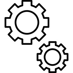 Setting Configuration Gears Icon
