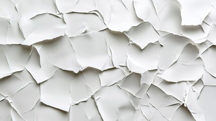 A vintage white paper with a detailed texture, visible creases, and glued areas, offering a distressed look ideal for backgrounds, covers, and creative designs