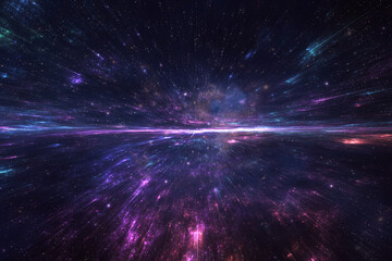 Star explosion in a galaxy of an unknown universe
