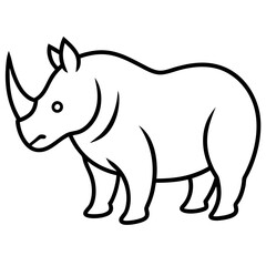 rhino vector illustration
