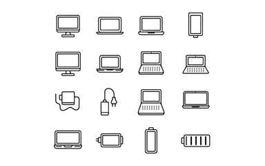 set of icons for web design