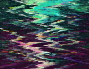 old tv glitch error white noise effect colorful abstract overlay background
