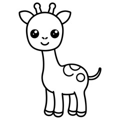 giraffe vector illustration