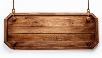 wooden signboard isolated on white or white background