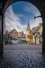 Timberframe houses in old town Hattingen