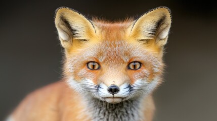 Close-up Portrait of a Red Fox