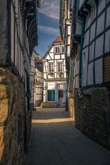 Timberframe houses in old town Hattingen
