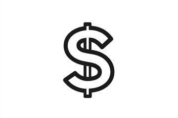 Fototapeta premium Money icon symbol image. Illustration of the dollar currency design image.