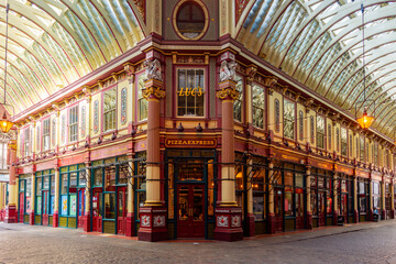 Fototapeta premium Leadenhall market in City of London, UK