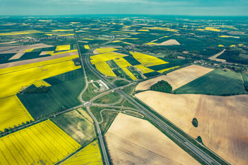 Droga i pola z lotu ptaka © Anna