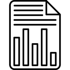 Business Report Data Icon