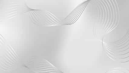 Fototapeta premium Abstract background with flowing lines vector illustration