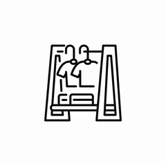 clothe furniture icon sign vector
