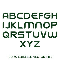 Classic college font. Vintage sport font in american style for football, baseball or basketball logos and t-shirt. Athletic department typeface, varsity style font. Vector