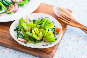 ホウレンソウの一番栄養価が高く一番甘いところ