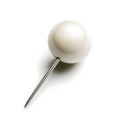 push pin isolated on white