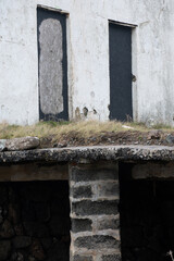 Detail of a ruined building