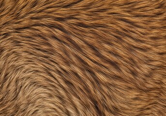 Fototapeta premium Wavy Animal Fur Texture