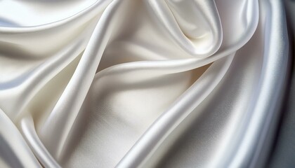 white silk fabric