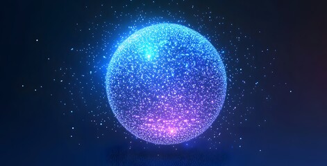 Fototapeta premium blue sphere isolated