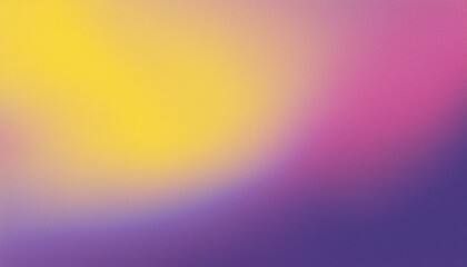 Obraz premium purple yellow pink grainy gradient background retro noise texture pastel color gradients banner backdrop design