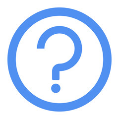 Public opinion Secretary blue outline icon pack