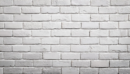 Fototapeta premium rustic white brick wall texture background