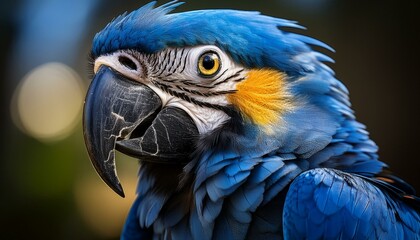 Obraz premium blue macaw