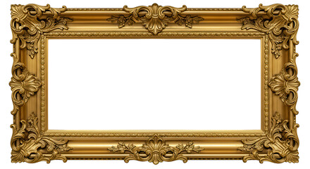 quadro moldura fundo isolado 