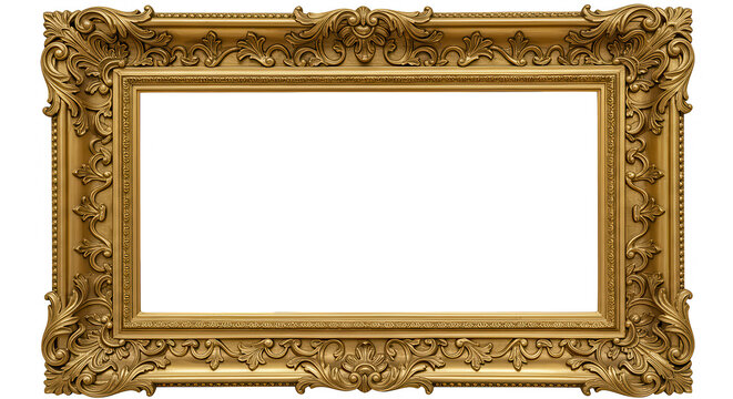 quadro moldura fundo isolado 