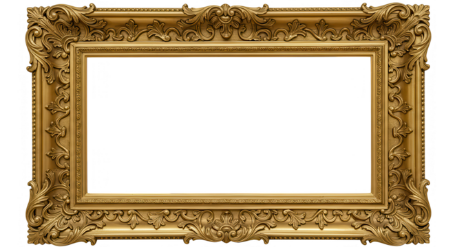 quadro moldura fundo isolado 