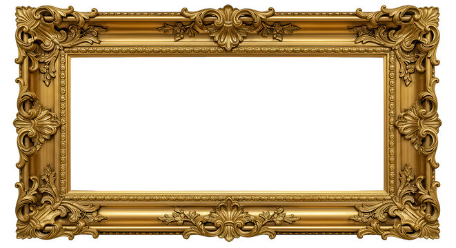 quadro moldura fundo isolado 