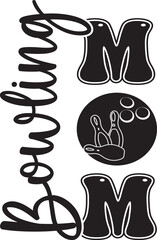 Sports Mom Shirt, Bowling Shirt for Mama