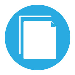 Simple blue coloured icon pack