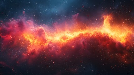 Bright explosion of cinematic color and light effects representing artistic energy