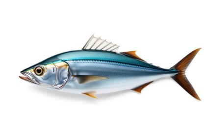 Fototapeta premium Fresh Pacific Horse Mackerel Fish Seafood Image