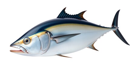 Fototapeta premium Yellowfin Tuna Fish Image Stock Photo