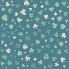 A vibrant St. Patrick’s Day illustration with a green background, shamrocks, gold coins, and Celtic patterns, capturing the festive Irish spirit—perfect for holiday-themed projects.