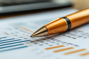 A visual representation of a financial deficit with graphical charts