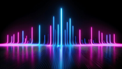 abstract background with rays