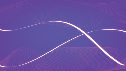 Dynamic background in purple tone with bright white pattern