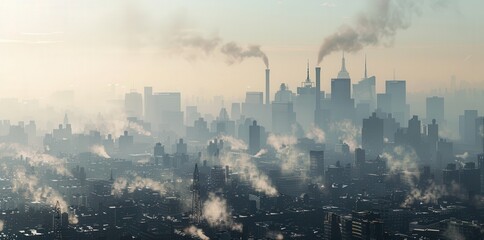 Air Pollution And Smog In Urban Areas