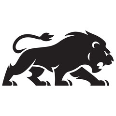 Powerful Roaring Lion – King of the Jungle Graphic