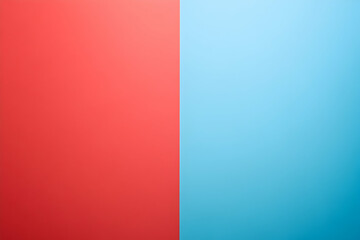 Split color background with a versus theme representing contrasting ideas or competition
